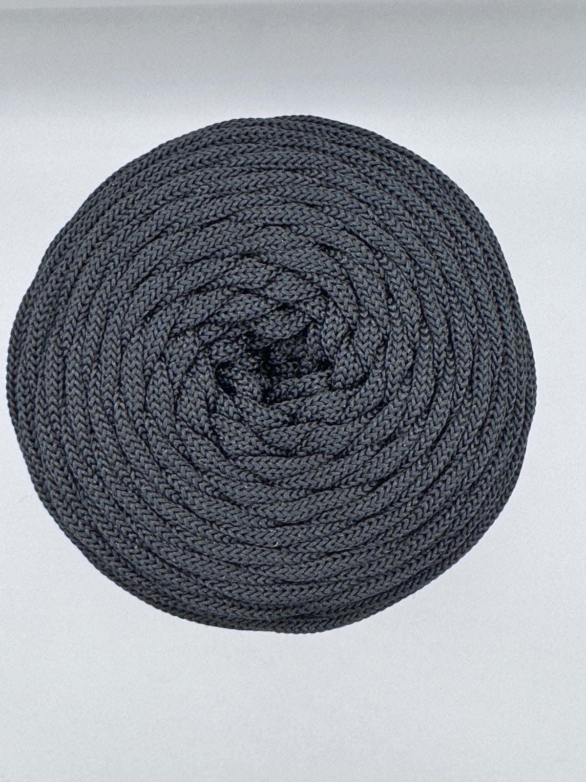 Polyesterkordel flach 5 mm · Schwarz · 100 m