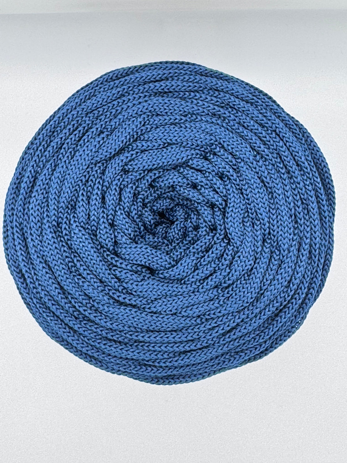Flat polyester cord 5 mm – Petrol – 100 m