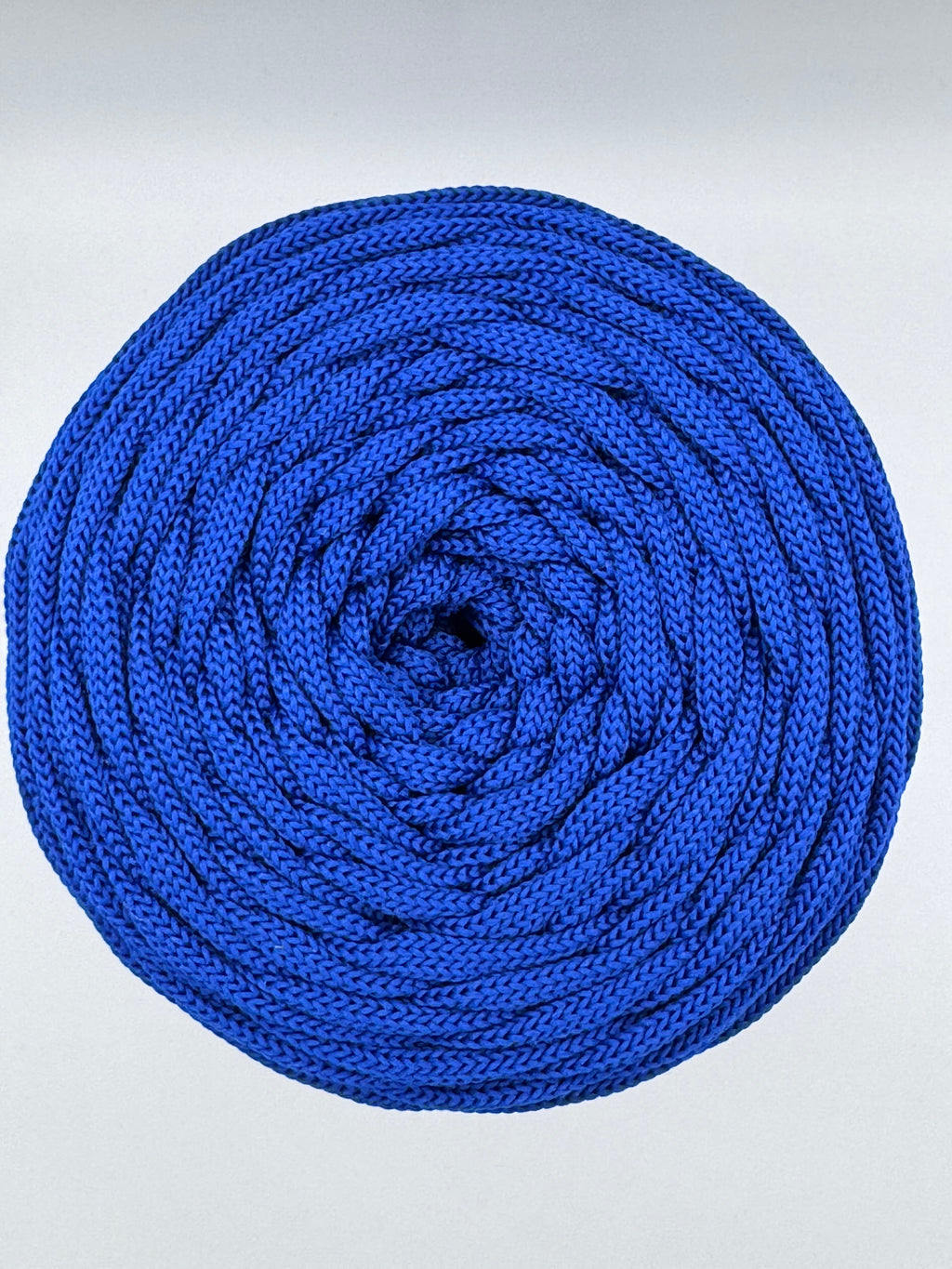 Polyesterkordel flach 5 mm · Azurblau · 100 m