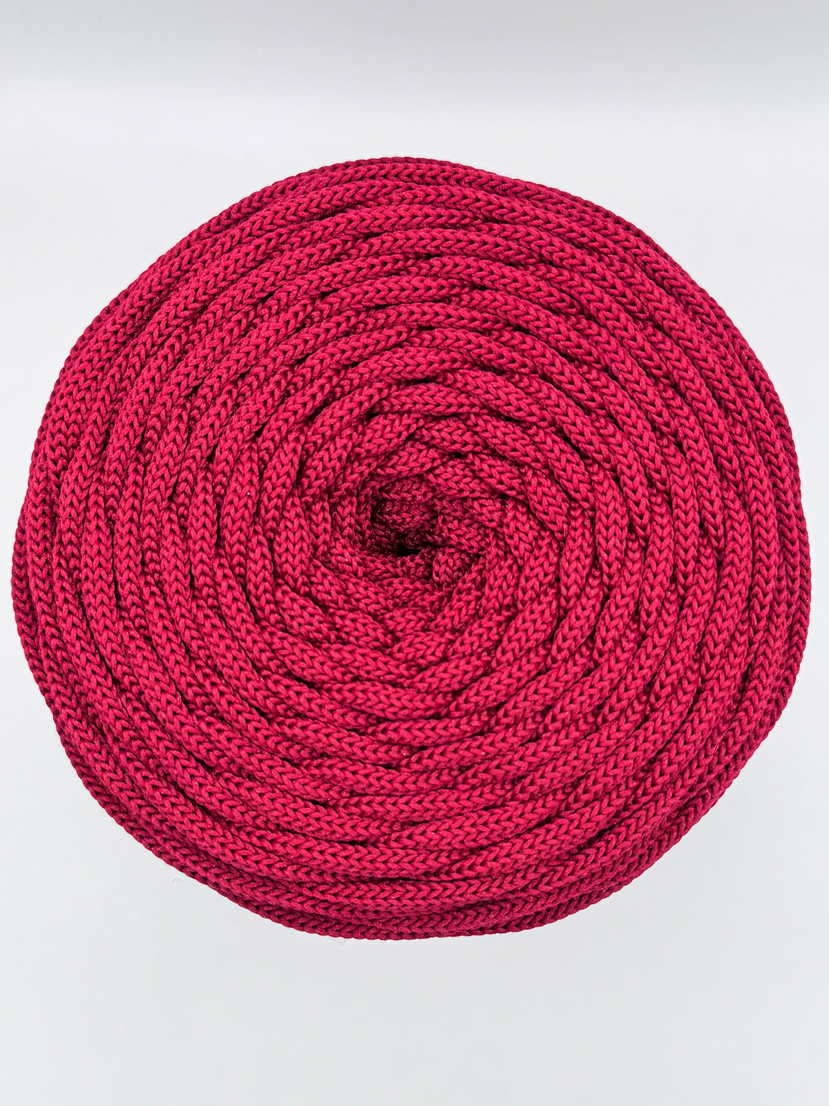 Polyester Cord Flat 5mm – Wine Red – 100m