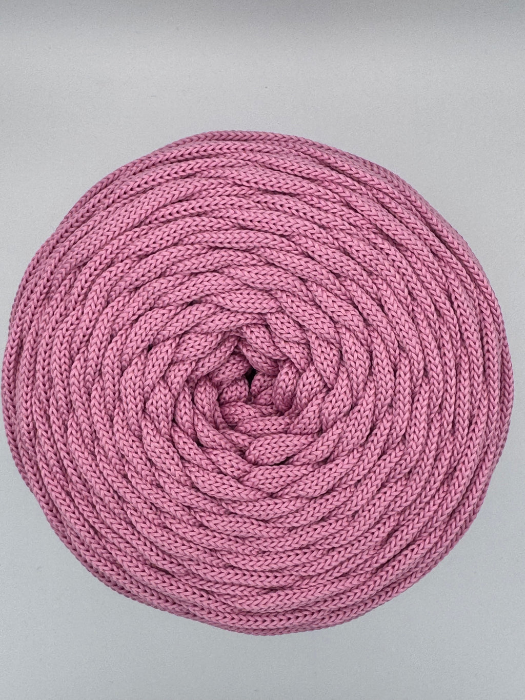 Polyesterkordel flach 5 mm · Rosé · 100 m