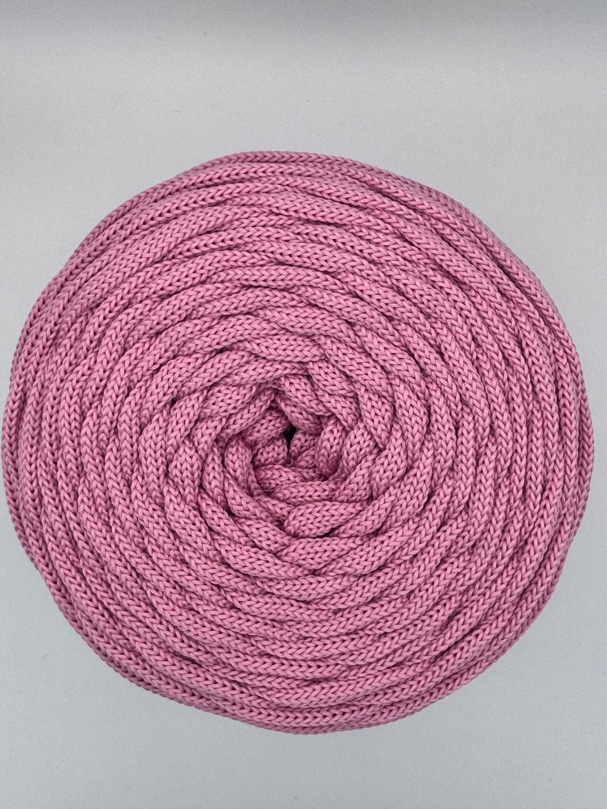 Polyesterkordel flach 5 mm · Rosé · 100 m