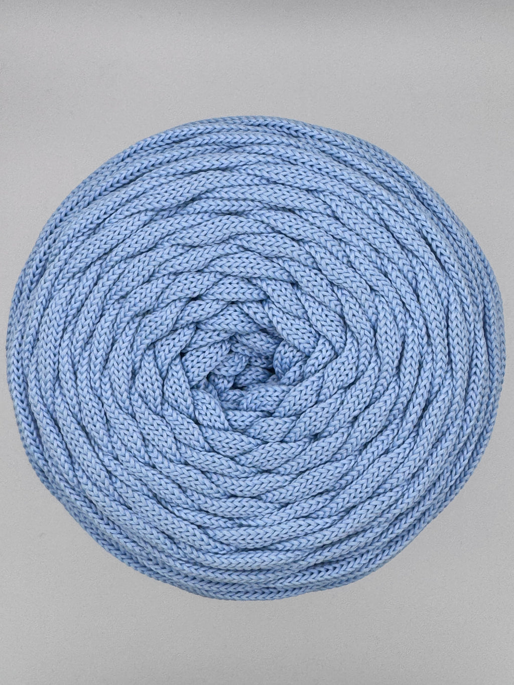 Polyesterkordel flach 5 mm · Himmelblau · 100 m