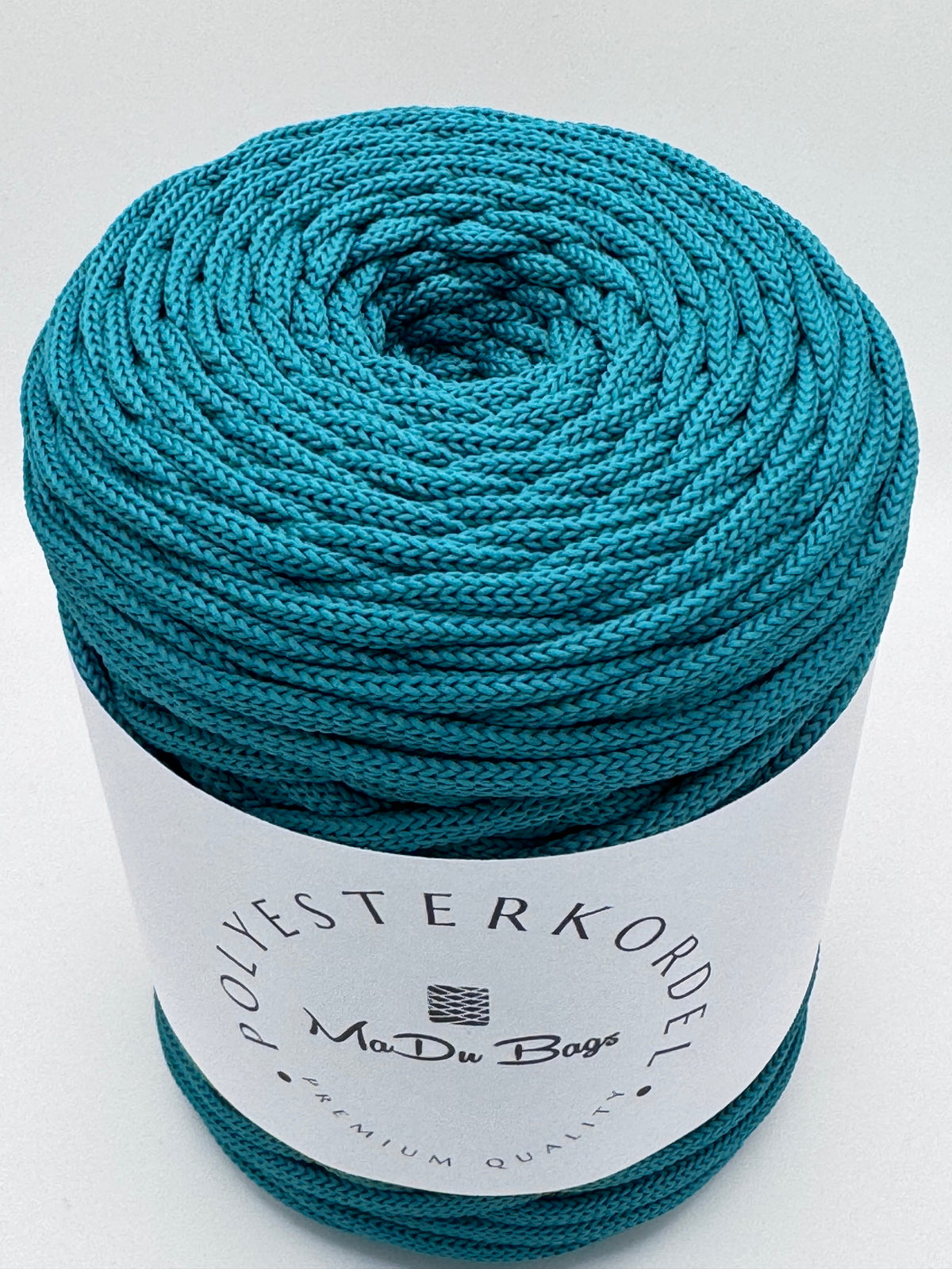 Polyester Cord Flat 5 mm – Emerald – 100 m
