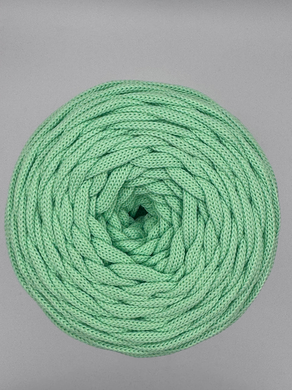Polyesterkordel flach 5 mm · Mint · 100 m