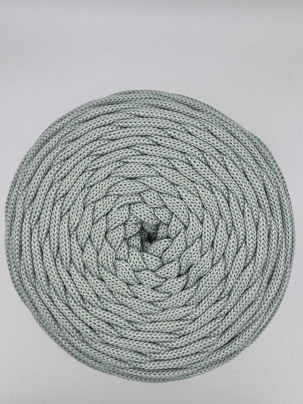 Polyesterkordel flach 5 mm · Eukalyptus · 100 m
