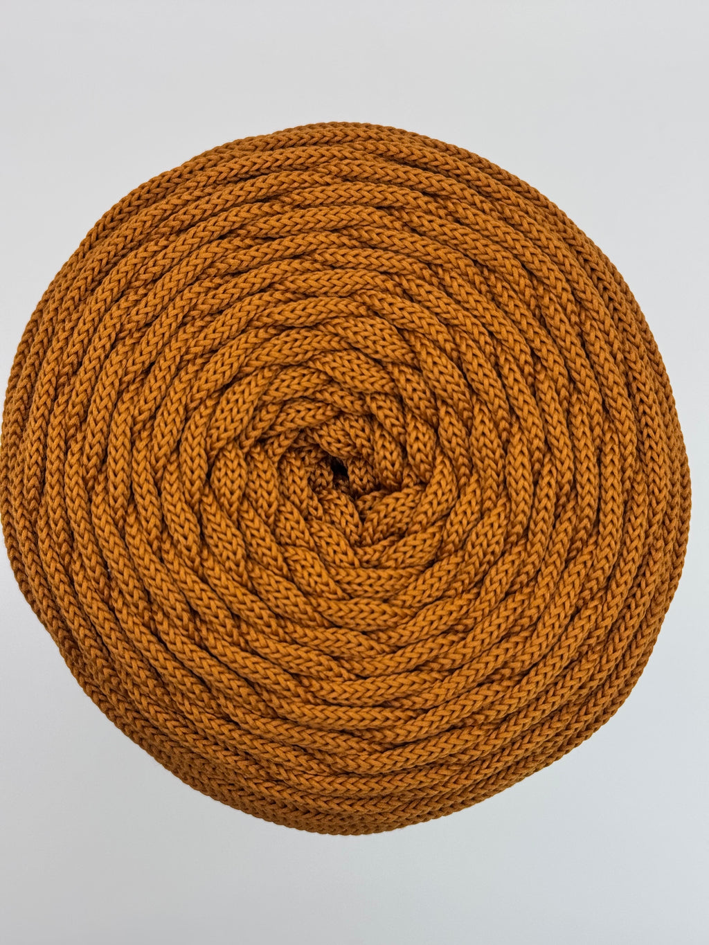 Polyesterkordel flach 5 mm · Zimt · 100 m