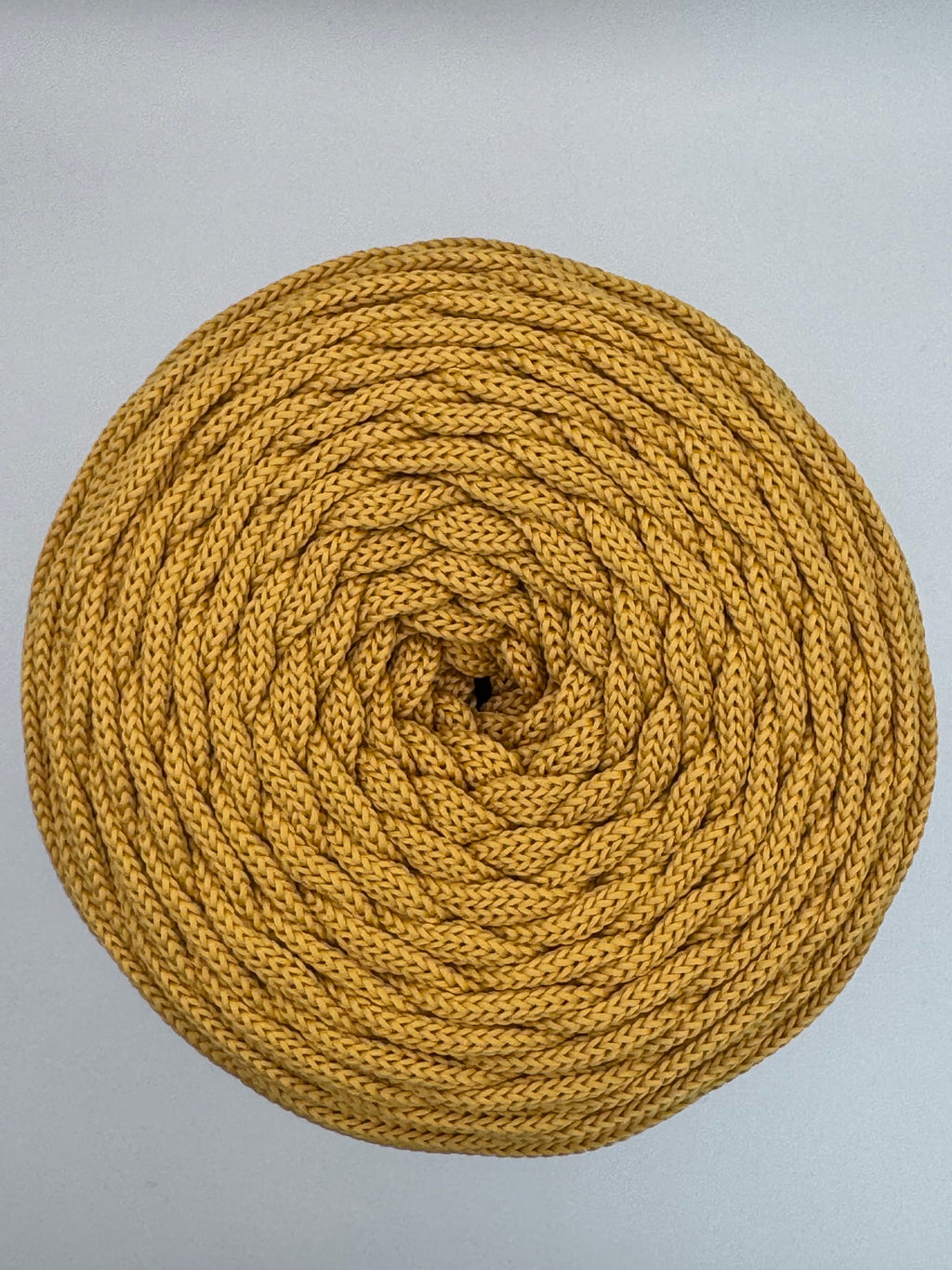 Polyesterkordel flach 5 mm · Bernstein · 100 m