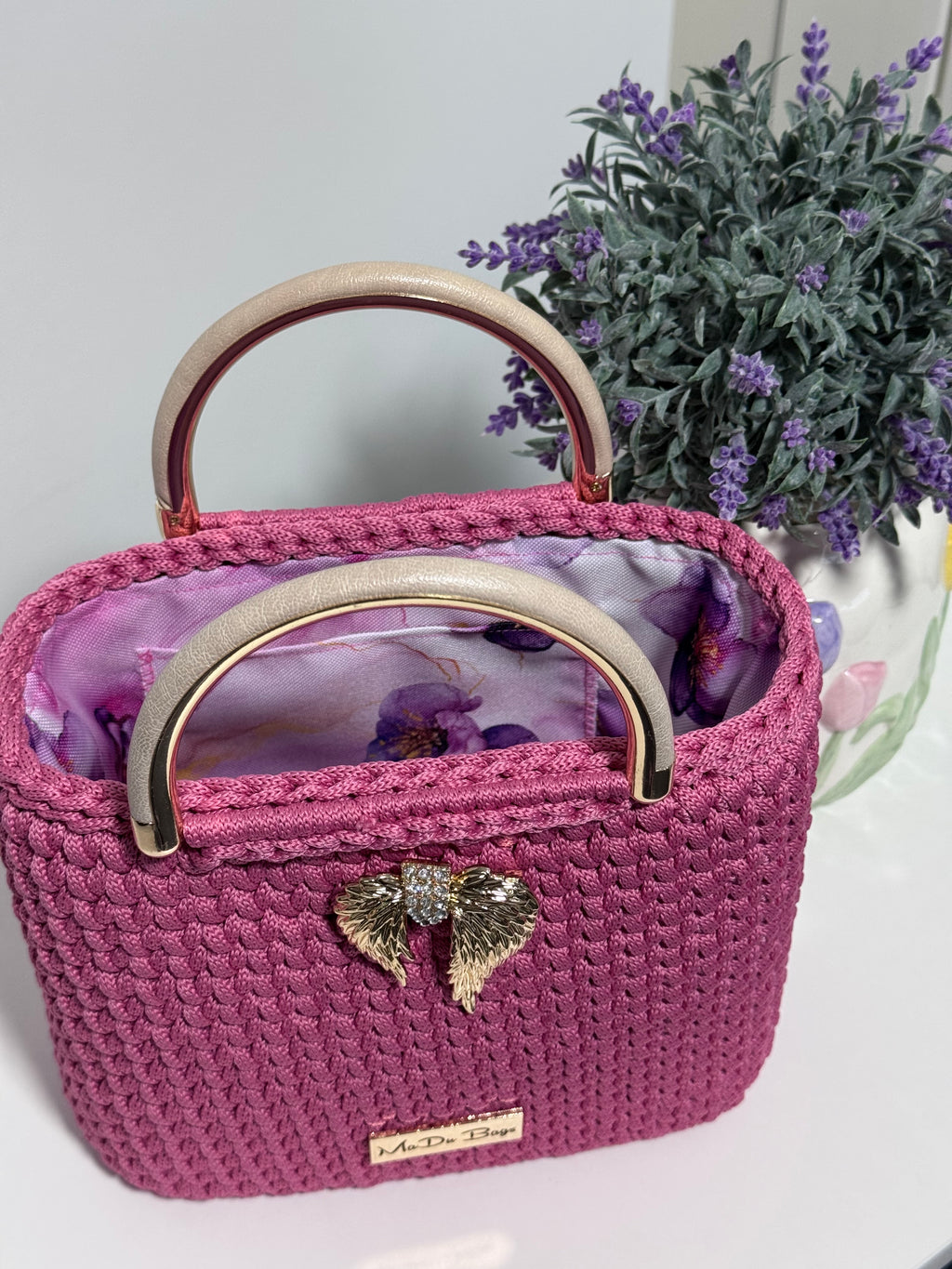 Gehäkelte Handtasche – Unikat