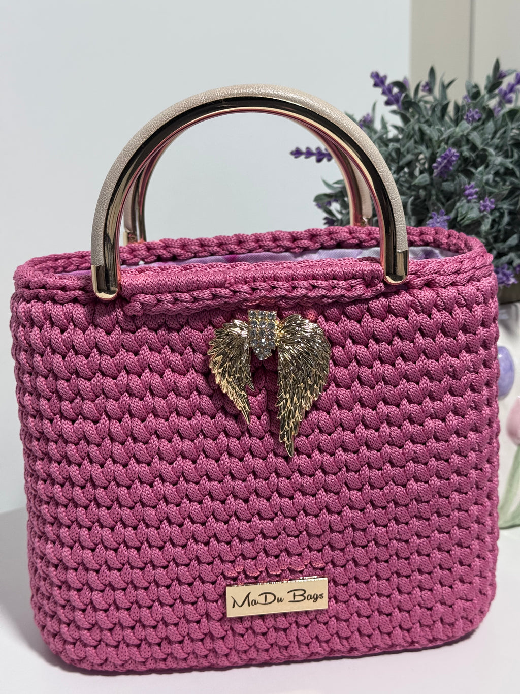 Gehäkelte Handtasche – Unikat