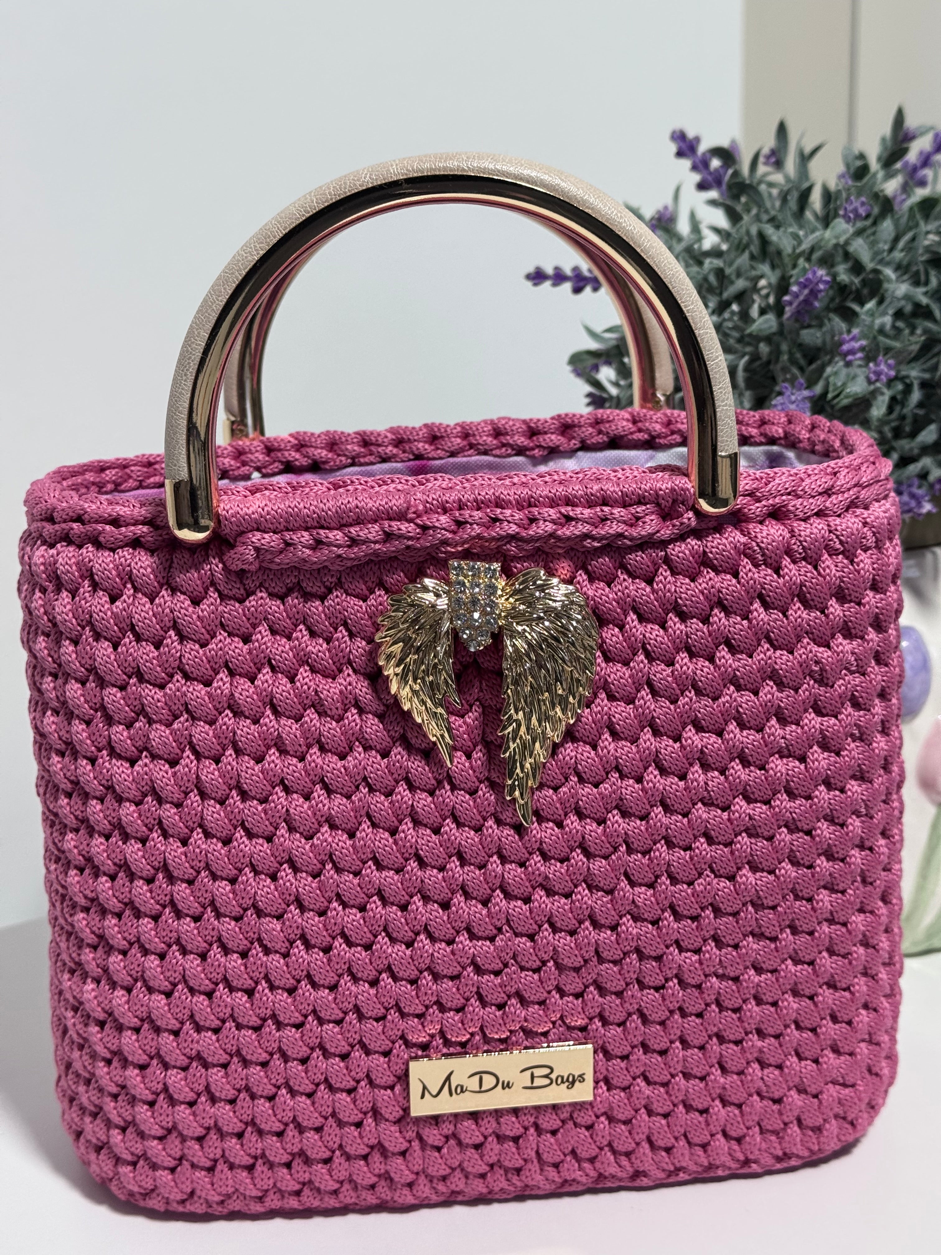 Gehäkelte Handtasche – Unikat