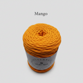 Polyesterkordel flach 5 mm · Mango · 100 m
